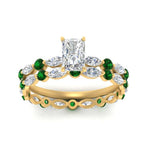 Load image into Gallery viewer, radiant-emerald-floating-marquise-accent-ring-with-eternity-wedding-band-in-yellow-gold-FDEWB9398RAGEMGRANGLE5-NL-YG_e6489ad0-28a7-48a5-ab04-7ac68eff615a.jpg?v=1758802320
