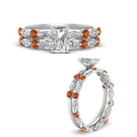 Load image into Gallery viewer, radiant-orange-sapphire-floating-marquise-accent-ring-with-eternity-wedding-band-in-white-gold-FDEWB9398RAGSAORANGEL3-NL-WG.jpg?v=1758802302