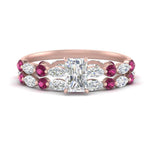 Load image into Gallery viewer, radiant-pink-sapphire-floating-marquise-accent-ring-with-eternity-wedding-band-in-rose-gold-FDEWB9398RAGSADRPI-NL-RG.jpg?v=1758802303