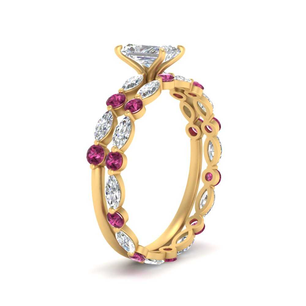 radiant-pink-sapphire-floating-marquise-accent-ring-with-eternity-wedding-band-in-yellow-gold-FDEWB9398RAGSADRPIANGEL2-NL-YG.jpg?v=1758802166