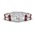 Load image into Gallery viewer, radiant-ruby-floating-marquise-accent-ring-with-eternity-wedding-band-in-white-gold-FDEWB9398RAGRUDR-NL-WG.jpg?v=1758802302