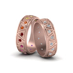 Load image into Gallery viewer, Rainbow Unisex Wedding Bands
