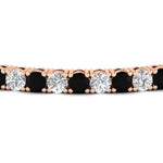 Load image into Gallery viewer, real-diamond-tennis-bracelet-with-black-diamond-9-carat-in-rose-gold-FDBRC8635ROGBLACKANGLE5-9.00_20CT-NL-RG
