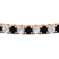 Thumbnail 29 - real-diamond-tennis-bracelet-with-black-diamond-9-carat-in-rose-gold-FDBRC8635ROGBLACKANGLE5-9.00_20CT-NL-RG
