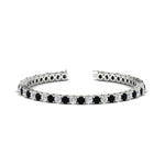 Load image into Gallery viewer, real-diamond-tennis-bracelet-with-black-diamond-9-carat-in-white-gold-FDBRC8635ROGBLACK-9.00_20CT-NL-WG
