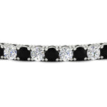 Load image into Gallery viewer, real-diamond-tennis-bracelet-with-black-diamond-9-carat-in-white-gold-FDBRC8635ROGBLACKANGLE5-9.00_20CT-NL-WG
