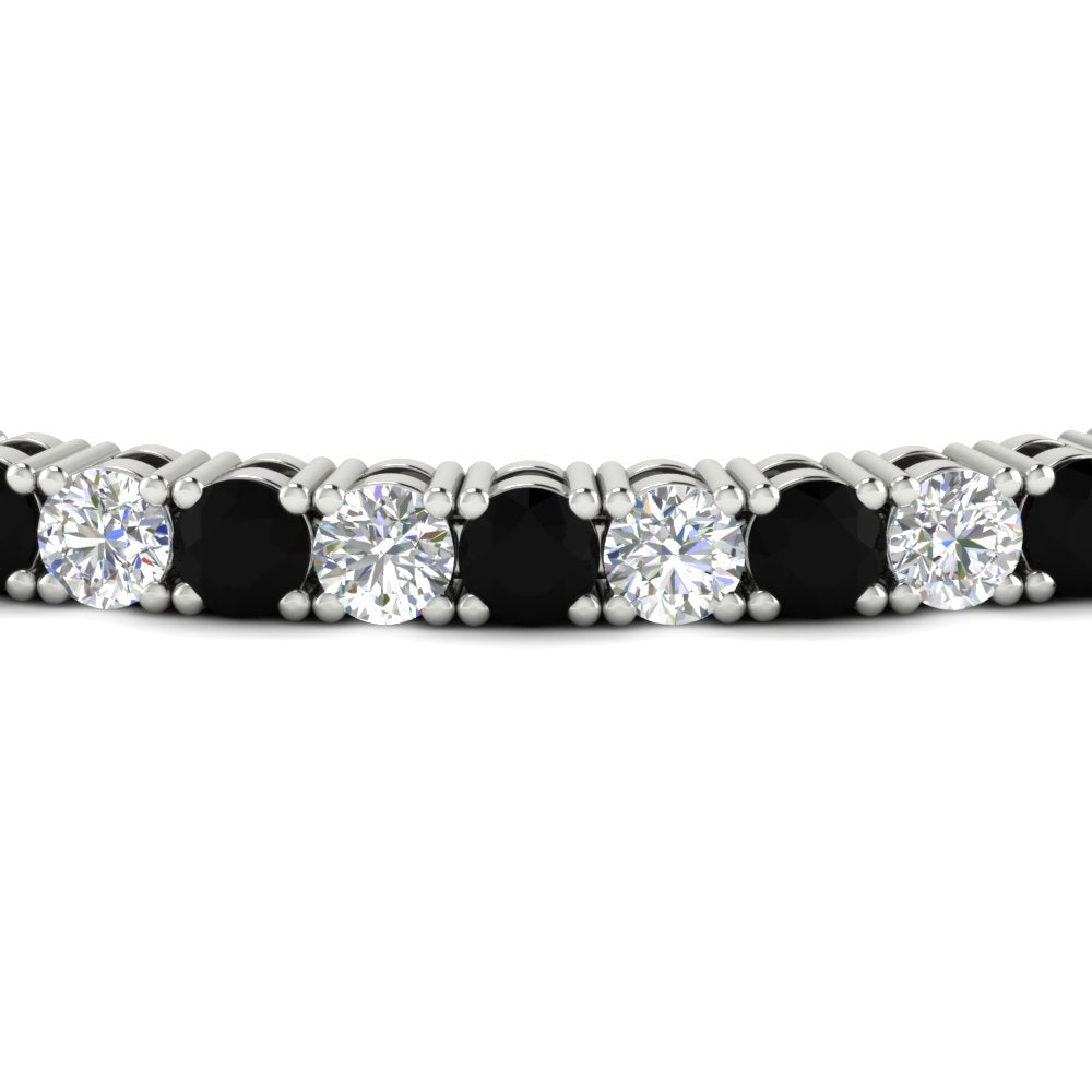 real-diamond-tennis-bracelet-with-black-diamond-9-carat-in-white-gold-FDBRC8635ROGBLACKANGLE5-9.00_20CT-NL-WG