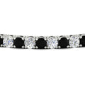 Thumbnail 60 - real-diamond-tennis-bracelet-with-black-diamond-9-carat-in-white-gold-FDBRC8635ROGBLACKANGLE5-9.00_20CT-NL-WG