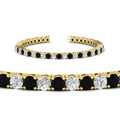 Thumbnail 87 - real-diamond-tennis-bracelet-with-black-diamond-9-carat-in-yellow-gold-FDBRC8635ROGBLACKANGLE2-9.00_20CT-NL-YG