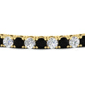 Thumbnail 90 - real-diamond-tennis-bracelet-with-black-diamond-9-carat-in-yellow-gold-FDBRC8635ROGBLACKANGLE5-9.00_20CT-NL-YG