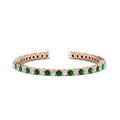 Thumbnail 22 - real-diamond-tennis-bracelet-with-emerald-9-carat-in-rose-gold-FDBRC8635ROGEMGR-9.00_20CT-NL-RG