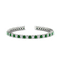Thumbnail 53 - real-diamond-tennis-bracelet-with-emerald-9-carat-in-white-gold-FDBRC8635ROGEMGR-9.00_20CT-NL-WG