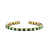 Load image into Gallery viewer, real-diamond-tennis-bracelet-with-emerald-9-carat-in-yellow-gold-FDBRC8635ROGEMGR-9.00_20CT-NL-YG