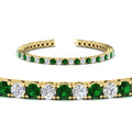 Thumbnail 82 - real-diamond-tennis-bracelet-with-emerald-9-carat-in-yellow-gold-FDBRC8635ROGEMGRANGLE2-9.00_20CT-NL-YG