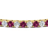 Load image into Gallery viewer, real-diamond-tennis-bracelet-with-pink-sapphire-9-carat-in-yellow-gold-FDBRC8635ROGSADRPIANGLE5-9.00_20CT-NL-YG