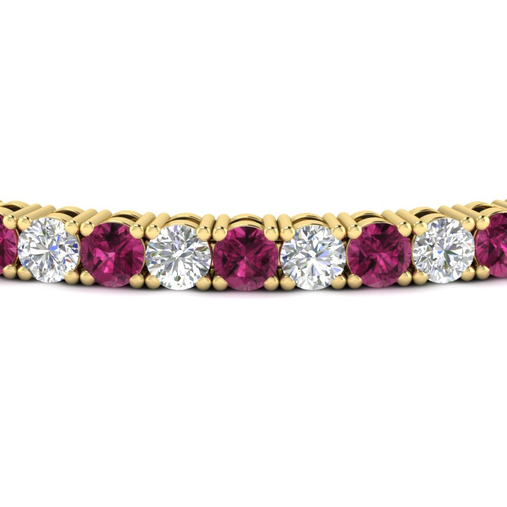 real-diamond-tennis-bracelet-with-pink-sapphire-9-carat-in-yellow-gold-FDBRC8635ROGSADRPIANGLE5-9.00_20CT-NL-YG