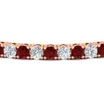 Load image into Gallery viewer, real-diamond-tennis-bracelet-with-ruby-9-carat-in-rose-gold-FDBRC8635ROGRUDRANGLE5-9.00_20CT-NL-RG
