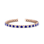 Load image into Gallery viewer, real-diamond-tennis-bracelet-with-sapphire-9-carat-in-rose-gold-FDBRC8635ROGSABL-9.00_20CT-NL-RG
