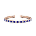 Thumbnail 7 - real-diamond-tennis-bracelet-with-sapphire-9-carat-in-rose-gold-FDBRC8635ROGSABL-9.00_20CT-NL-RG