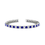 Load image into Gallery viewer, real-diamond-tennis-bracelet-with-sapphire-9-carat-in-white-gold-FDBRC8635ROGSABL-9.00_20CT-NL-WG
