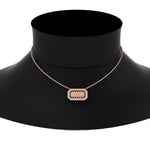 Load image into Gallery viewer, rectangle-shaped-name-necklace-in-FDPD11283-NL-RG
