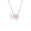 Load image into Gallery viewer, rectangle-shaped-name-necklace-in-FDPD11283-NL-RG