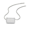 Load image into Gallery viewer, rectangle-shaped-name-necklace-in-FDPD11283-NL-WG