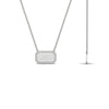 Load image into Gallery viewer, rectangle-shaped-name-necklace-in-FDPD11283-NL-WG