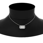 Load image into Gallery viewer, rectangle-shaped-name-necklace-in-FDPD11283-NL-WG
