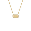 Load image into Gallery viewer, rectangle-shaped-name-necklace-in-FDPD11283-NL-YG