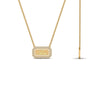 Load image into Gallery viewer, rectangle-shaped-name-necklace-in-FDPD11283-NL-YG