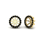 Load image into Gallery viewer, removable-halo-black-diamond-jacket-for-4-carat-studs-in-yellow-gold-fd-ear11307gblackangle1-0-75ct-nl-yg.jpg
