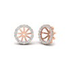 Load image into Gallery viewer, removable-halo-diamond-jacket-for-4-carat-studs-in-rose-gold-fd-ear11307angle1-0-75ct-nl-rg.jpg