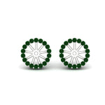 Load image into Gallery viewer, removable-halo-emerald-jacket-for-4-carat-studs-in-white-gold-fd-ear11307gemgrangle1-0-75ct-nl-wg.jpg
