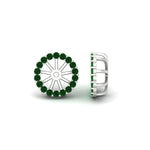 Load image into Gallery viewer, removable-halo-emerald-jacket-for-4-carat-studs-in-white-gold-fd-ear11307gemgrangle1-0-75ct-nl-wg.jpg
