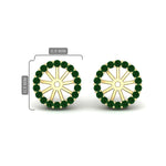 Load image into Gallery viewer, removable-halo-emerald-jacket-for-4-carat-studs-in-yellow-gold-fd-ear11307gemgrangle1-0-75ct-nl-yg.jpg
