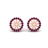 Load image into Gallery viewer, removable-halo-pink-sapphire-jacket-for-4-carat-studs-in-rose-gold-fd-ear11307gsadrpiangle1-0-75ct-nl-rg.jpg