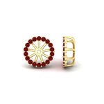 Load image into Gallery viewer, removable-halo-ruby-jacket-for-4-carat-studs-in-yellow-gold-fd-ear11307grudrangle1-0-75ct-nl-yg.jpg
