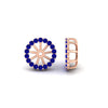 Load image into Gallery viewer, removable-halo-sapphire-jacket-for-4-carat-studs-in-rose-gold-fd-ear11307gsablangle1-0-75ct-nl-rg.jpg