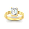 Load image into Gallery viewer, ribbed-shank-emerald-cut-diamond-ring-in-yellow-gold-fdenr11663emangle5-nl-yg