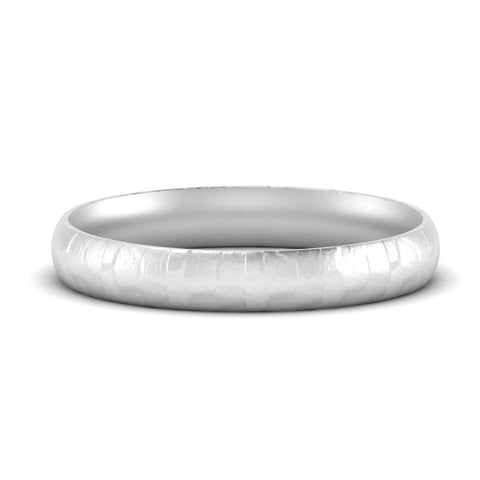 Lightweight Rock Texture Mens Wedding Band