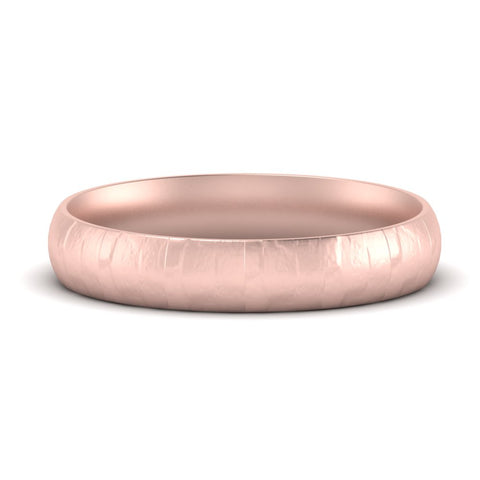 Lightweight Rock Texture Mens Wedding Band