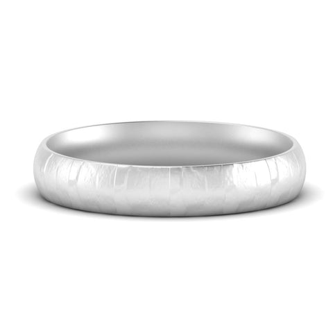 Lightweight Rock Texture Mens Wedding Band