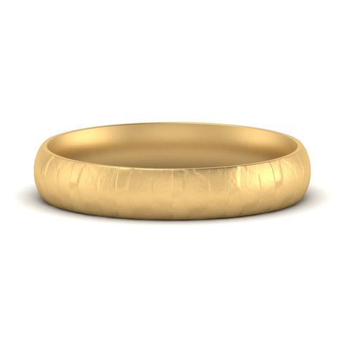 Lightweight Rock Texture Mens Wedding Band