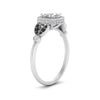Load image into Gallery viewer, rollover-halo-cushion-nature-inspired-black-diamond-engagement-ring-in-FD10044CURGBLACKANGLE3-NL-WG