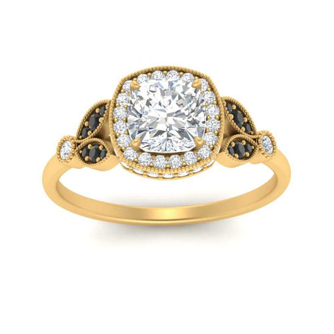 rollover-halo-cushion-nature-inspired-black-diamond-engagement-ring-in-FD10044CURGBLACKANGLE3-NL-YG
