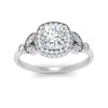 Load image into Gallery viewer, rollover-halo-cushion-nature-inspired-diamond-engagement-ring-in-FD10044CURANGLE3-NL-WG