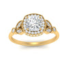 Load image into Gallery viewer, rollover-halo-cushion-nature-inspired-diamond-engagement-ring-in-FD10044CURANGLE3-NL-YG