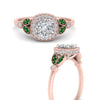 Load image into Gallery viewer, rollover-halo-cushion-nature-inspired-emerald-engagement-ring-in-FD10044CURGEMGRANGLE3-NL-RG