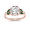 Load image into Gallery viewer, rollover-halo-cushion-nature-inspired-emerald-engagement-ring-in-FD10044CURGEMGRANGLE3-NL-RG